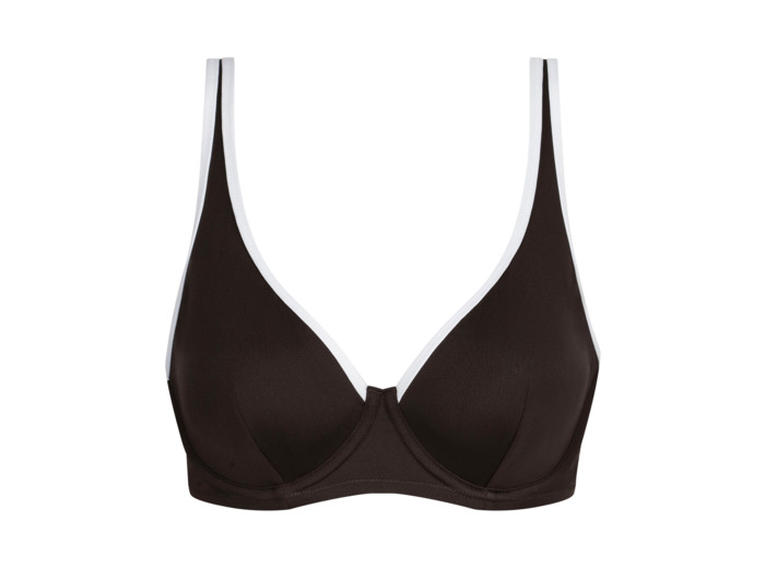 Haut de maillot de bain forme soutient-gorge avec armatures