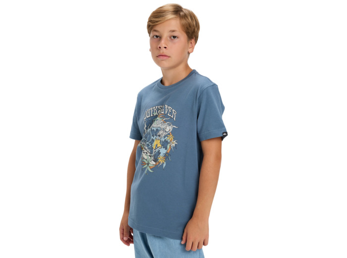 T-shirt Quiksilver China Blue