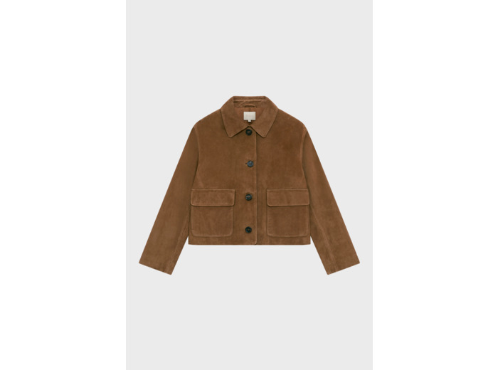 Veste en chèvre velours - NALANI