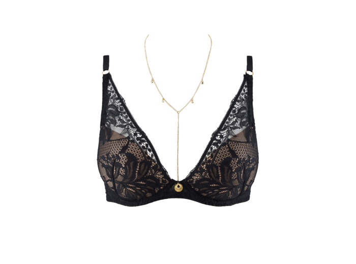 Soutien-gorge Plunge foulard Gold Pleasure