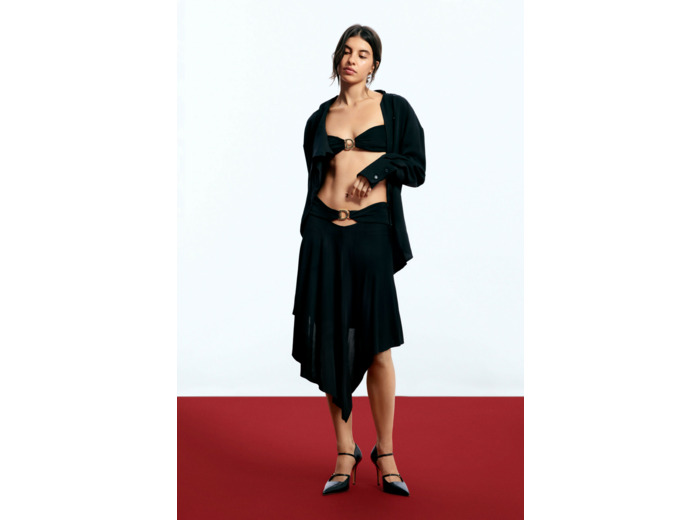 Jupe Courte En Maille – Femme