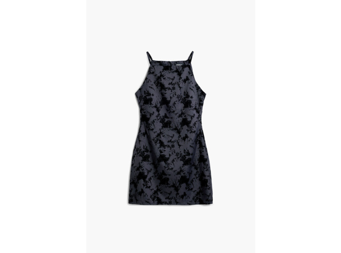 Robe À Bretelles En Tissu – Femme