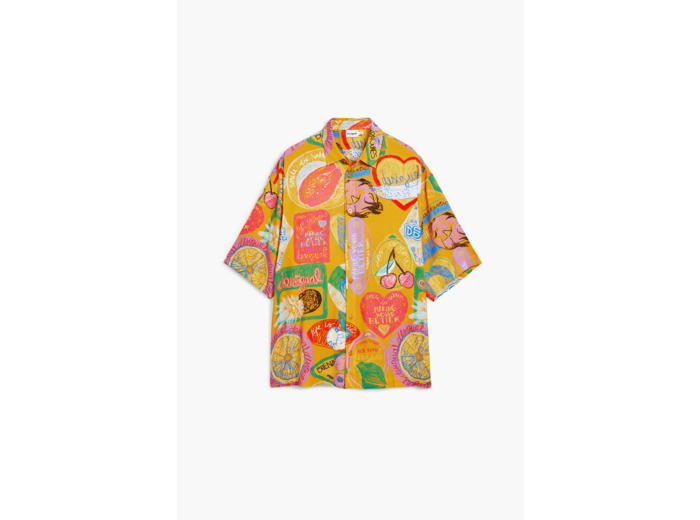 Chemise À Manches Courtes En Tissu – Homme