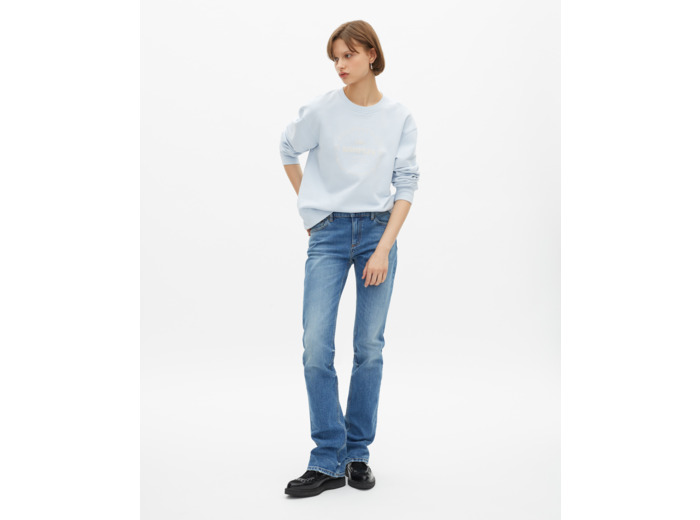 Jean slim long bleu clair bleu