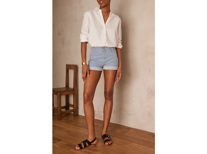 Short DUNE en coton rayé