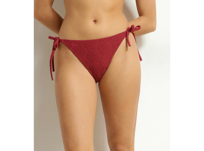 Bas de maillot de bain forme culotte à nouer