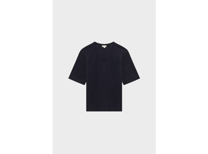 T-shirt large en lin - GISELINE