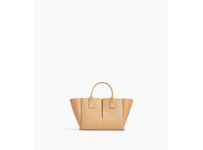 Petit sac à main Elena en cuir grainé