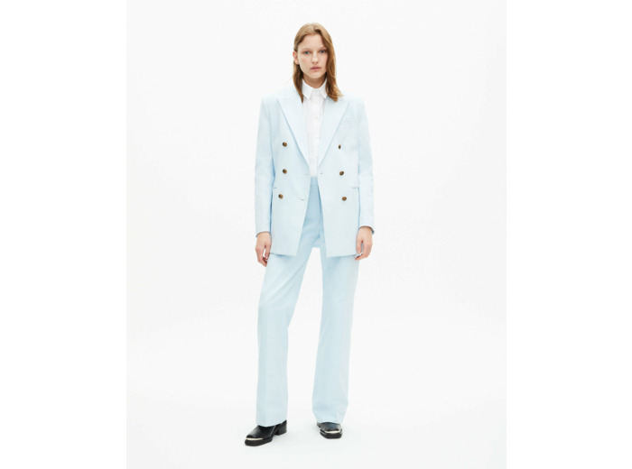 Veste croisee light blue