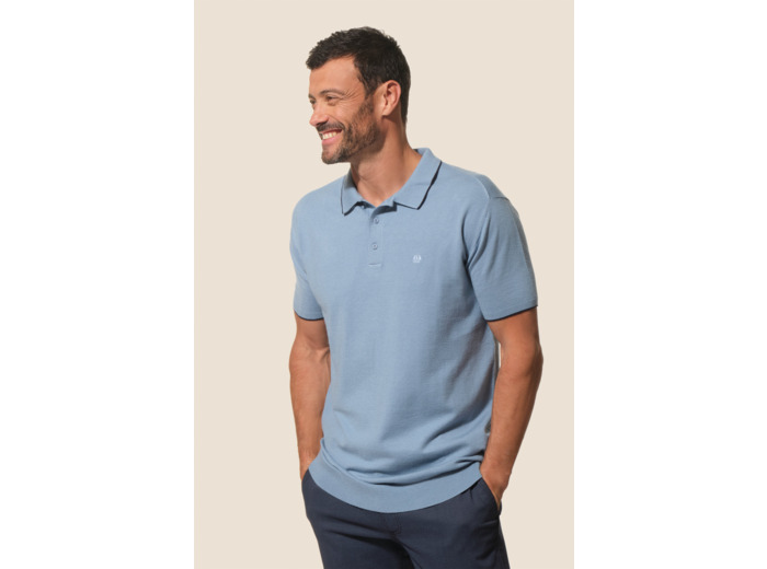 Polo homme en maille Balzain
