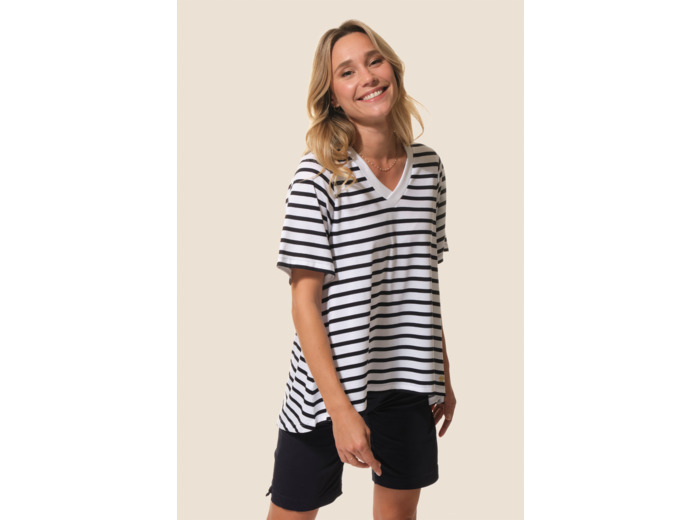 Tee-shirt femme manches courtes Edith