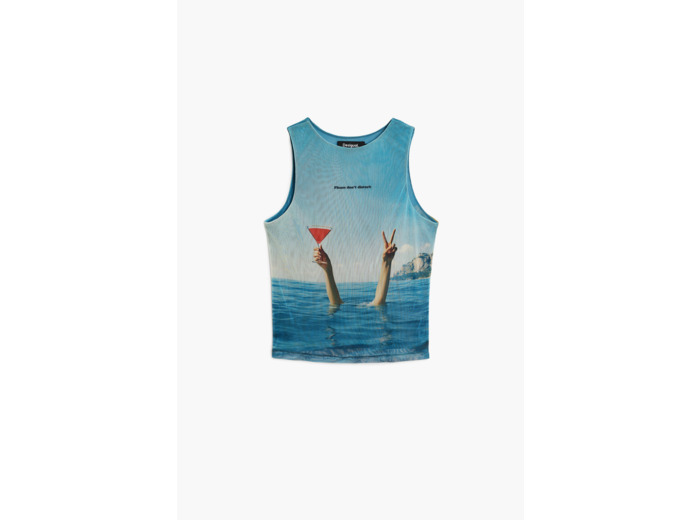 T-Shirt À Manches Courtes En Maille – Femme