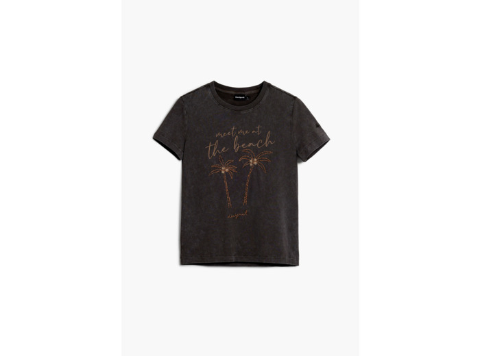 T-Shirt À Manches Courtes En Maille – Femme