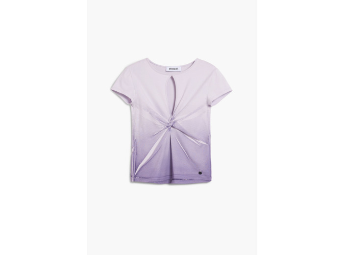 T-Shirt À Manches Courtes En Maille – Femme