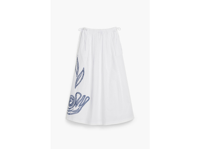 Jupe Évasée En Tissu – Femme
