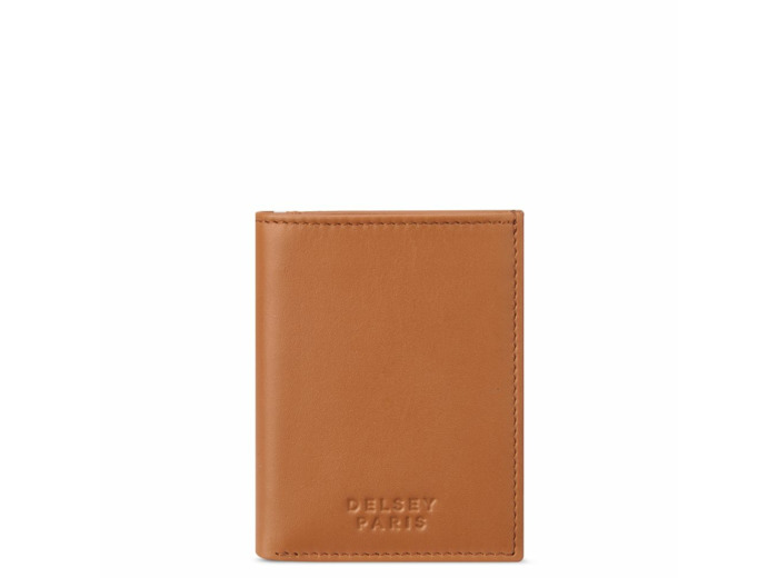 Le cuir lisse portefeuille 3v