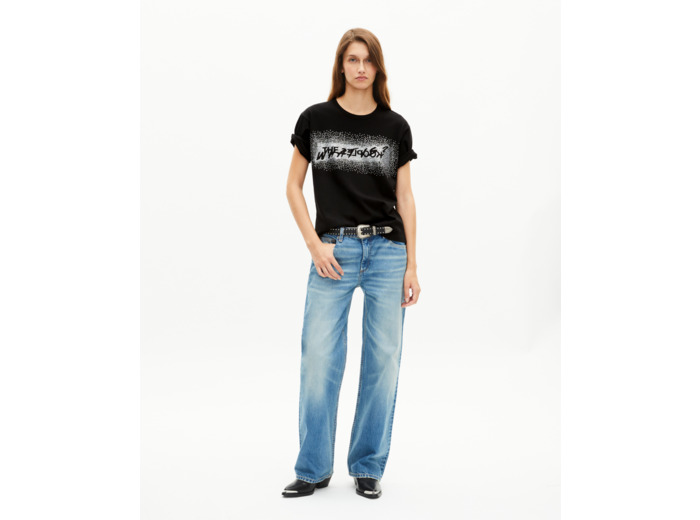 T-shirt what is à strass noir black