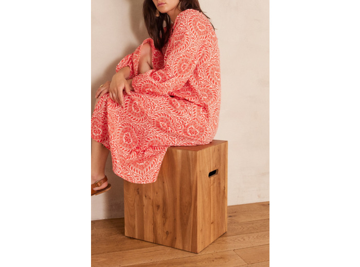 Robe longue ROMANA en coton