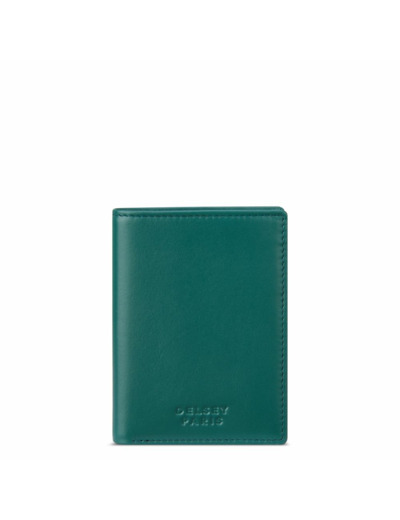 Le cuir lisse portefeuille 2v