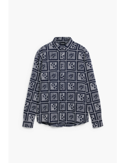 Chemise À Manches Courtes En Tissu – Homme