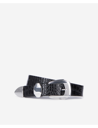 Ceinture en cuir black