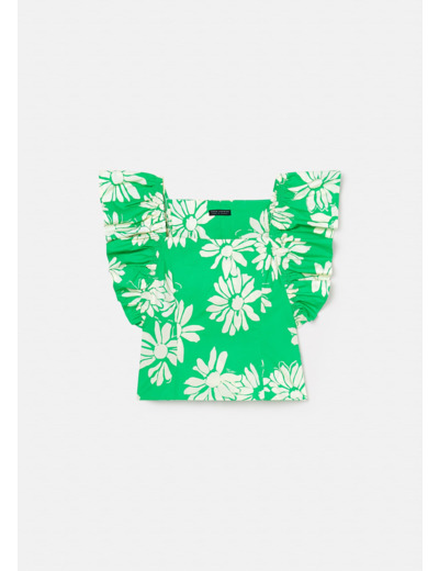 Top Tacha Vert en Coton
