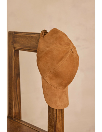 Casquette HELENE en cuir