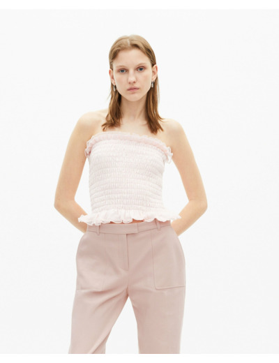 Top bustier lila