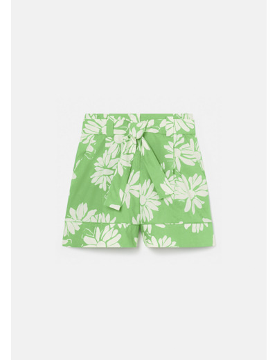 Short Shell Vert en Coton