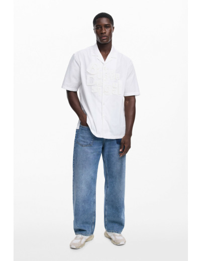 Chemise À Manches Courtes En Tissu – Homme
