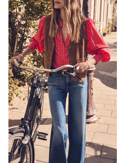 Jean large SANDY en denim