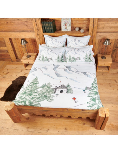 Housse de couette Gérardmer | Satin de coton | Tradition des Vosges