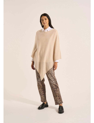 Poncho ample en cachemire