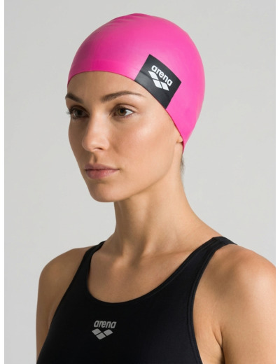 Bonnet de bain unisexe arena Logo Moulded