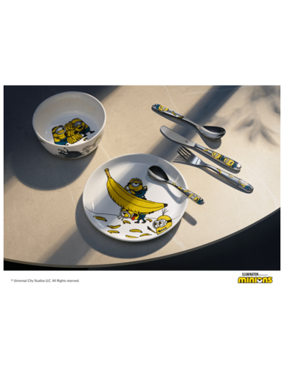 Ensembde de couverts enfants MINIONS - 6 pièces