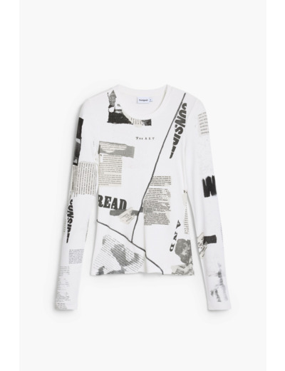 T-Shirt À Manches Longues En Maille – Femme