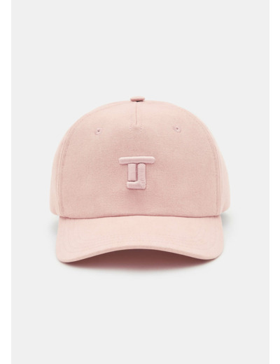 Casquette Carole rose en denim