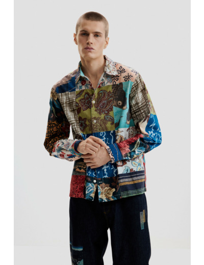 Chemise À Manches Longues En Tissu – Homme