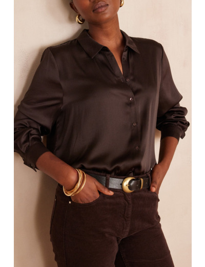 Blouse en satin CARLA