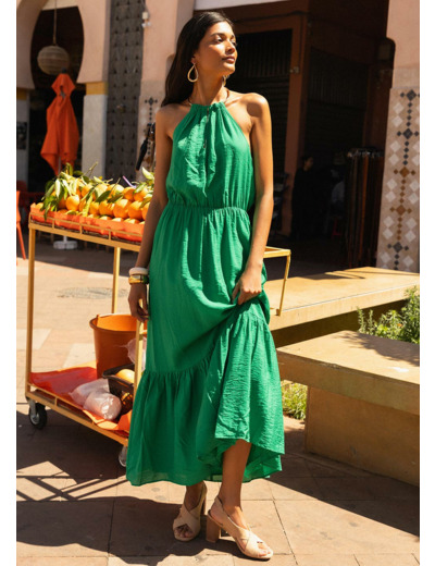 Robe longue bijoux