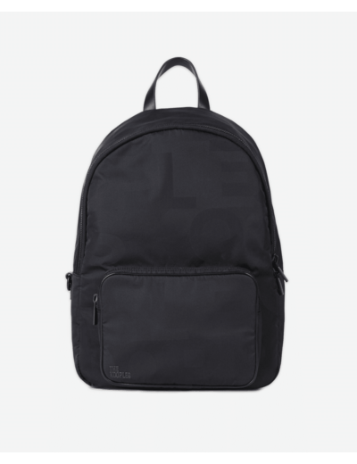 Sac a dos en nylon avec logo all over black