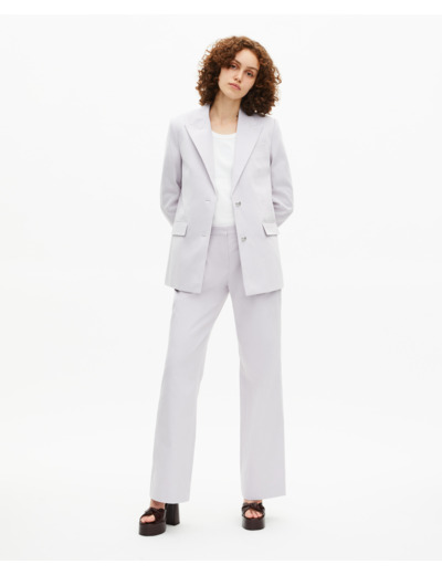 Veste de tailleur droite lilas violet