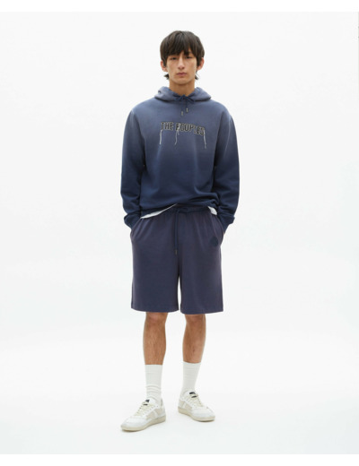 Short avec patch dark navy
