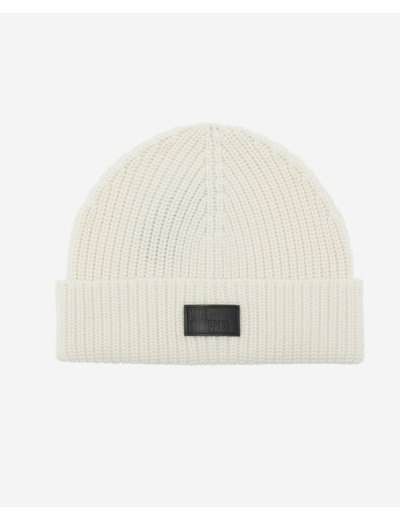 Bonnet à revers écru ecru