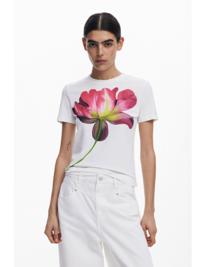 T-Shirt À Manches Courtes En Maille – Femme