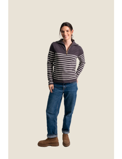 Pull femme col camionneur Nyssa