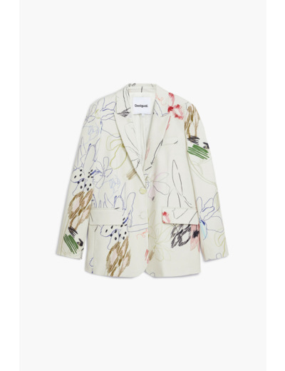 Blazer En Tissu – Femme