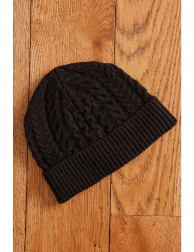 Bonnet HOCHE en maille torsadée