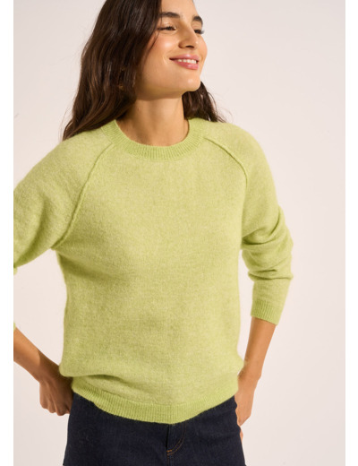 Pull en mohair col rond