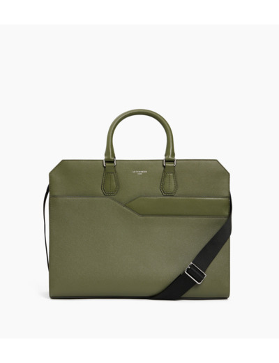Porte documents 15" Gaston en cuir grain croisé